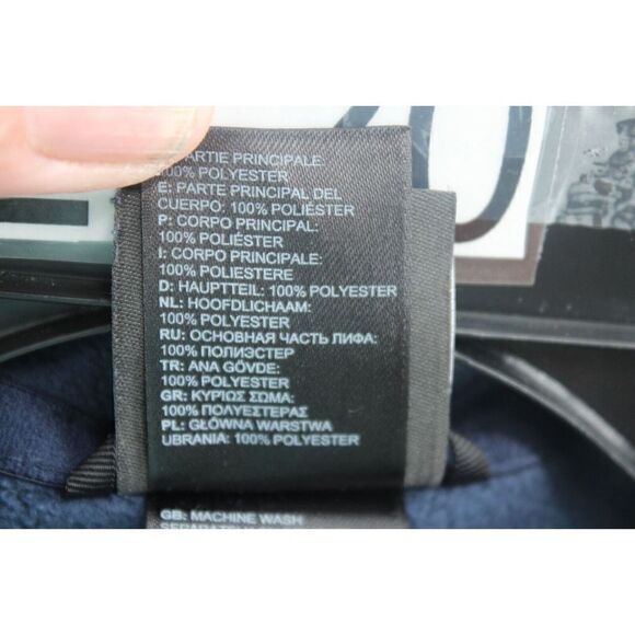 THE NORTH FACE MENS SIZE L NAVY BLUE 1/4 ZIP FLEECE PULLOVER LS SHIRT - Picture 9 of 9